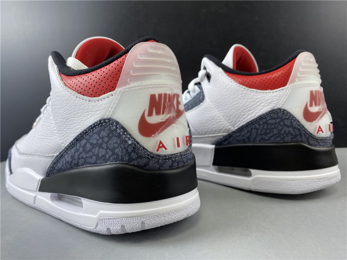AIR JORDAN 3 RETRO "WHITE FIRE RED" CZ6431-100