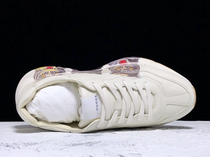 GUCC Rhyton Leather Sneaker With Tigers 576050 DRW00 9014