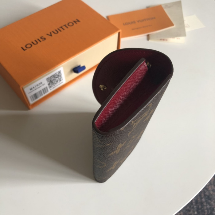 LOUI VUITTO WALLET PURPLE RED M41939 11*8